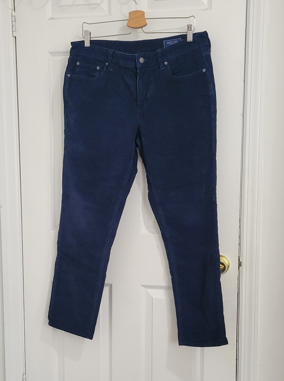 Vineyard Vines  Navy Straight-Leg Jeans Suede